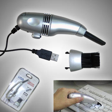 Untitled document 	   USB Ηλεκτρικό Σκουπάκι με LED. Διαθέτει κουμπί για μεγαλύτερη δύναμη Καθαρίστε εύκολα τις περιφερειακές συσκευές του Η/Υ από σκόνες