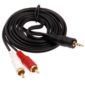 5.0m -18072 cable/connectors adap. audio cable detech 3.5 2rca high quality